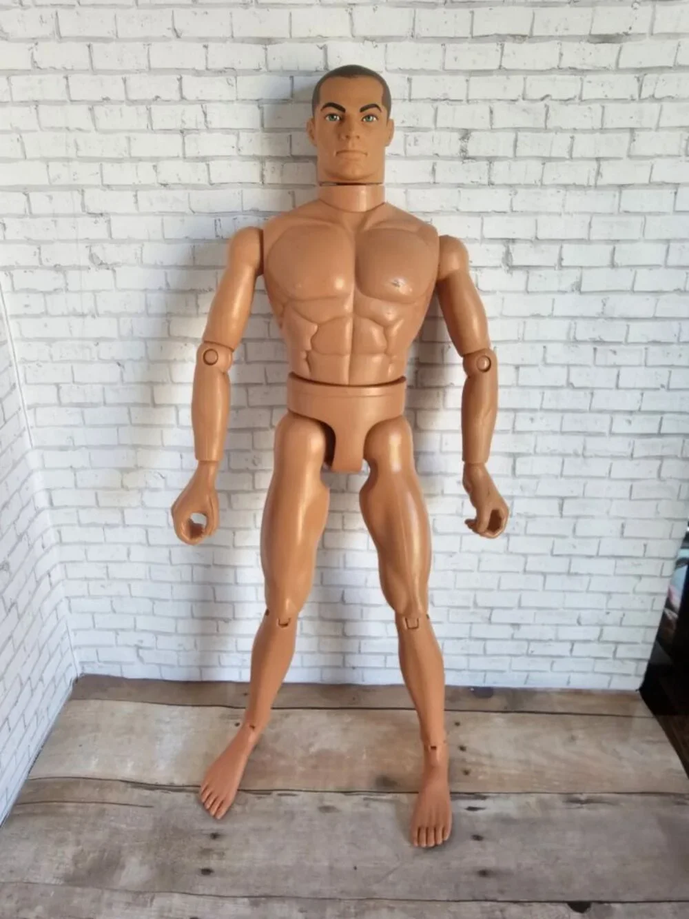 Hasbro GI Joe 12 Inch Action Figure Nude 1996 Articulated Custom Base Vintage